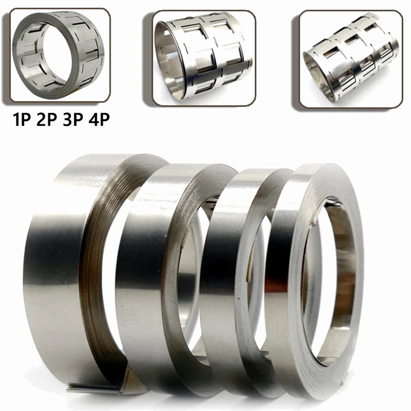 Bande de nickel 0,12x8mm 10 mètres
