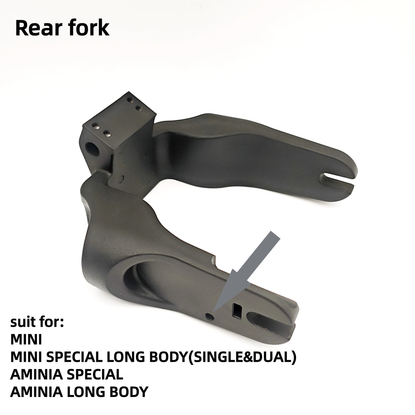 Bras de fourche arrière Dualtron Ultra Avant gauche