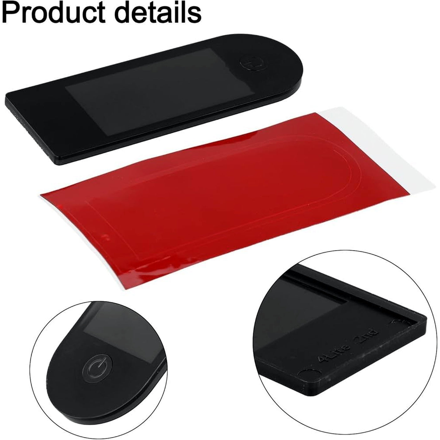 Cache display plastique pour trottinette Xiaomi Electric Scooter 4 2nde generation