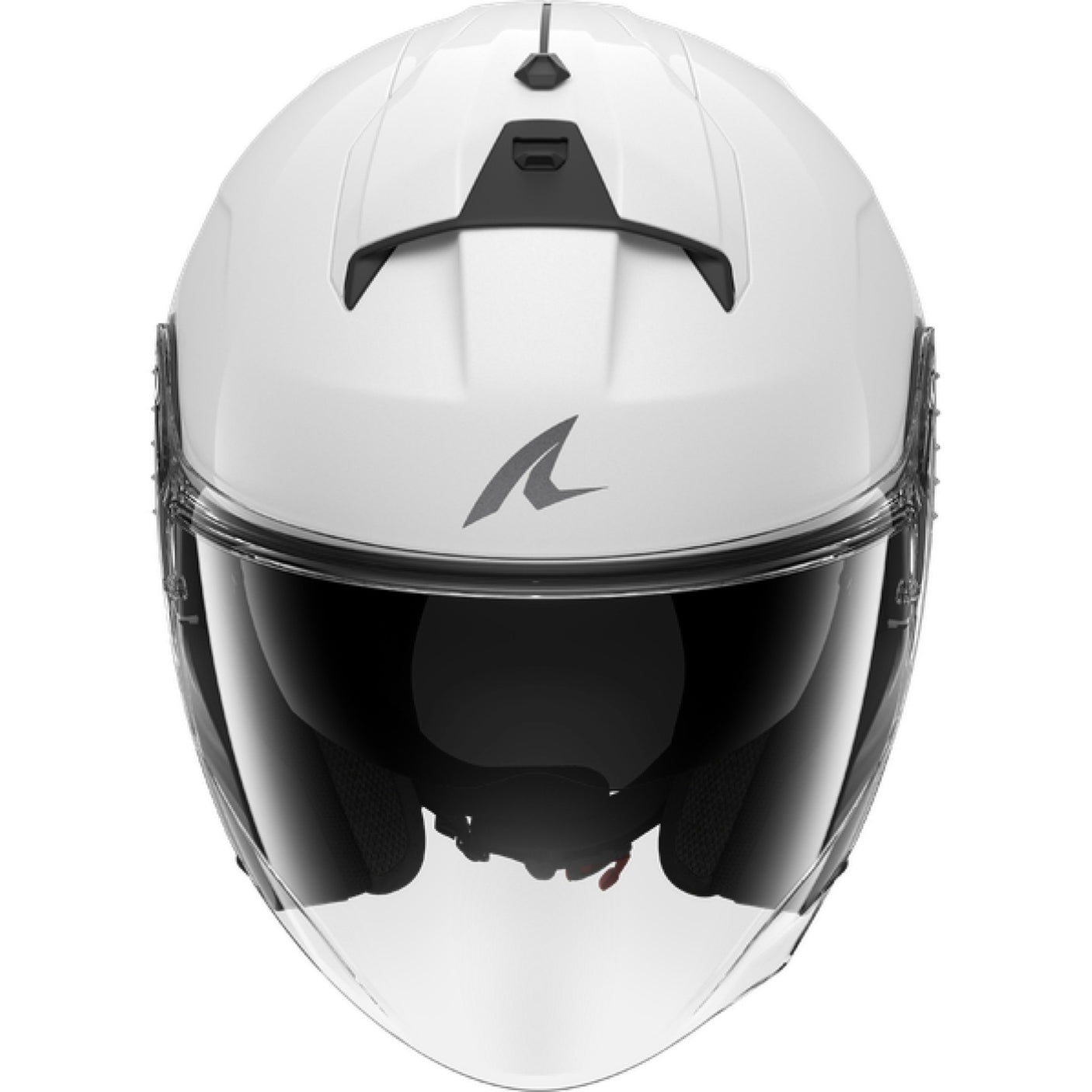 Casque JET FRV blanc brillant (taille XS à XXL) XL