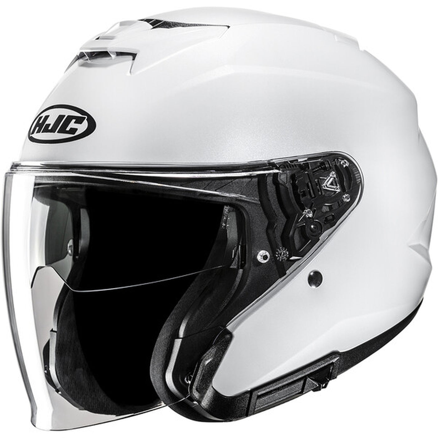 Casque JET FRV blanc brillant (taille XS à XXL) XXL