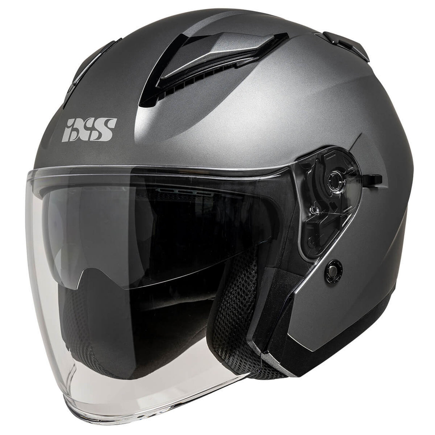 Casque JET FRV Gris graphite Mat (taille XS à XXL) XS