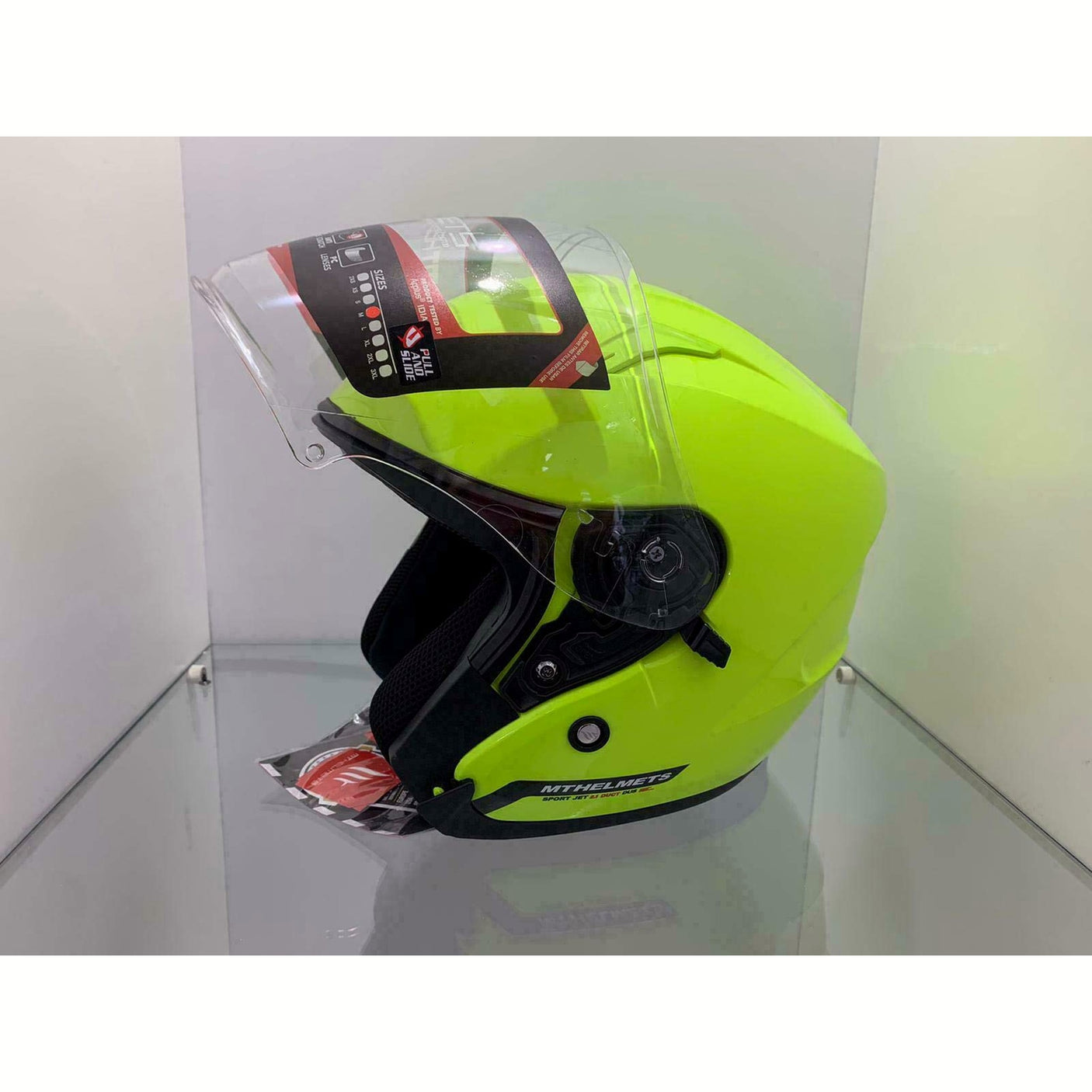 Casque JET FRV vert mat caméléon (taille XS à XXL) L