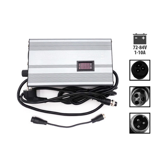 Pack Chargeur rapide 72V 84V 1-10A + Adaptateur LP-16