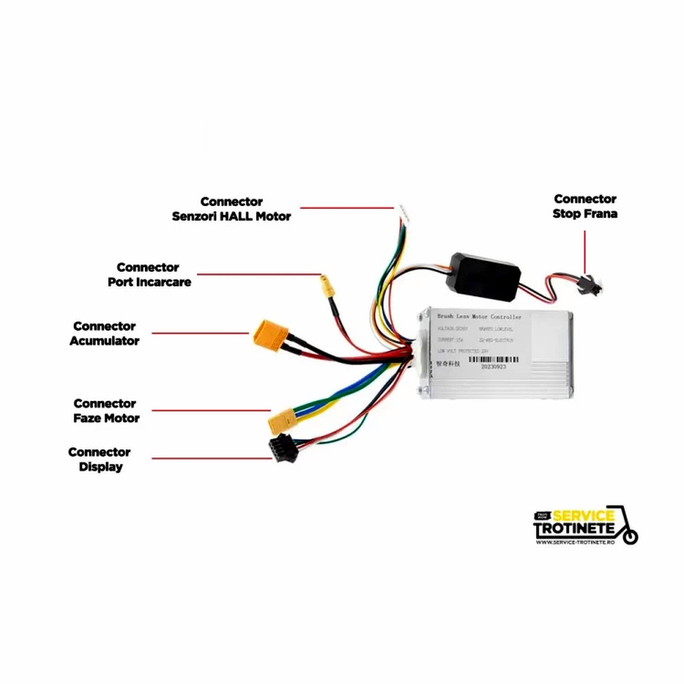 Controleur 36V 350W Kugoo Kirin S8 Pro et S1 Pro