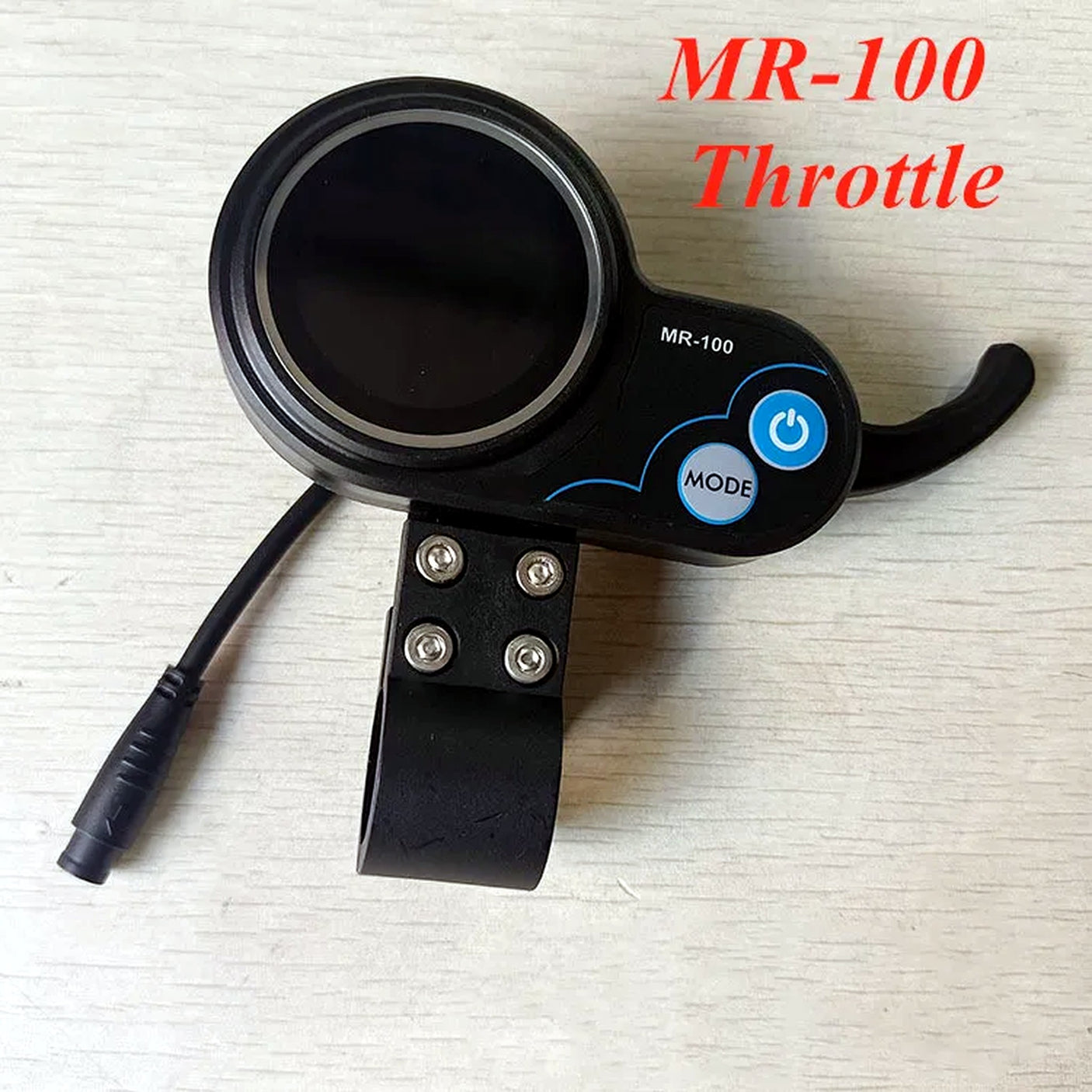 Afficheur MR-100 a connecteur etanche 6 broches pour trottinette electrique