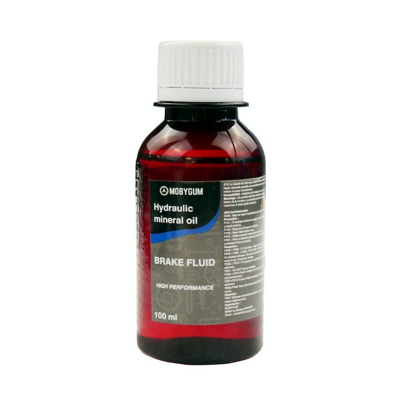 Huile minérale bleu freins hydrauliques