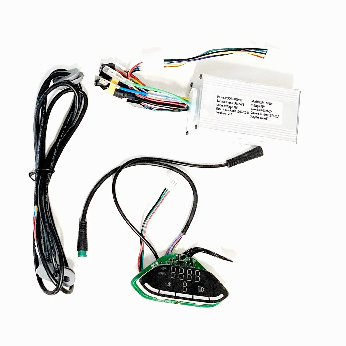 Kit controleur display cable Smartgyro Baggio Urbanglide Ride 100Xs