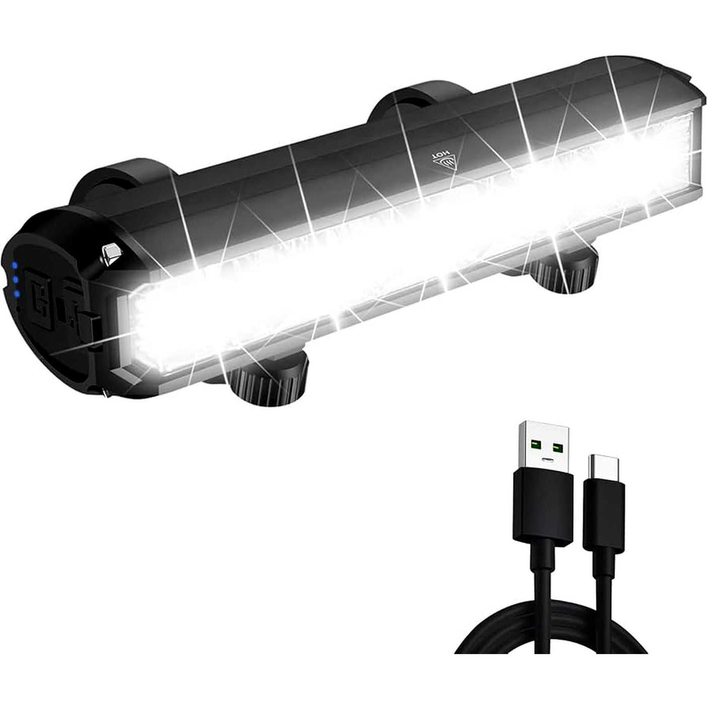 Lampe LED phare 3250 lumens pour trottinettes