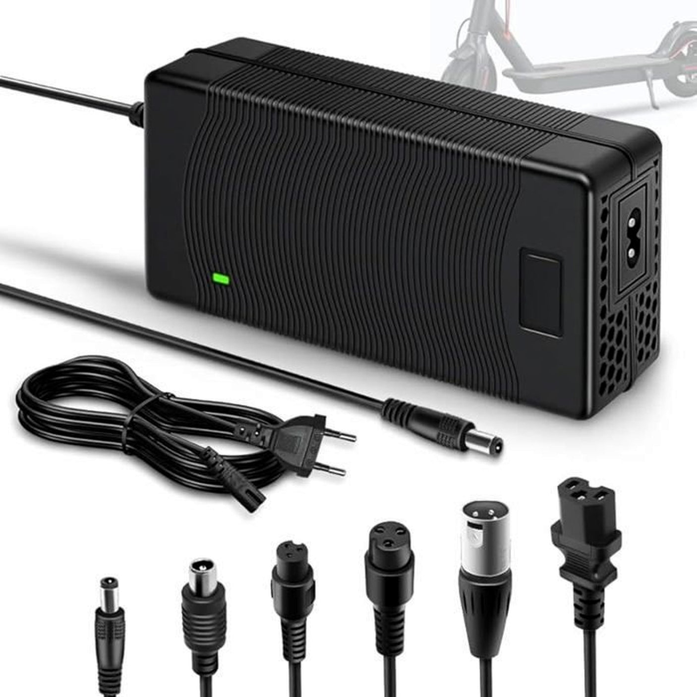 PACK Chargeur 48V ➡ 54.6V / 2A (connecteur RCA)