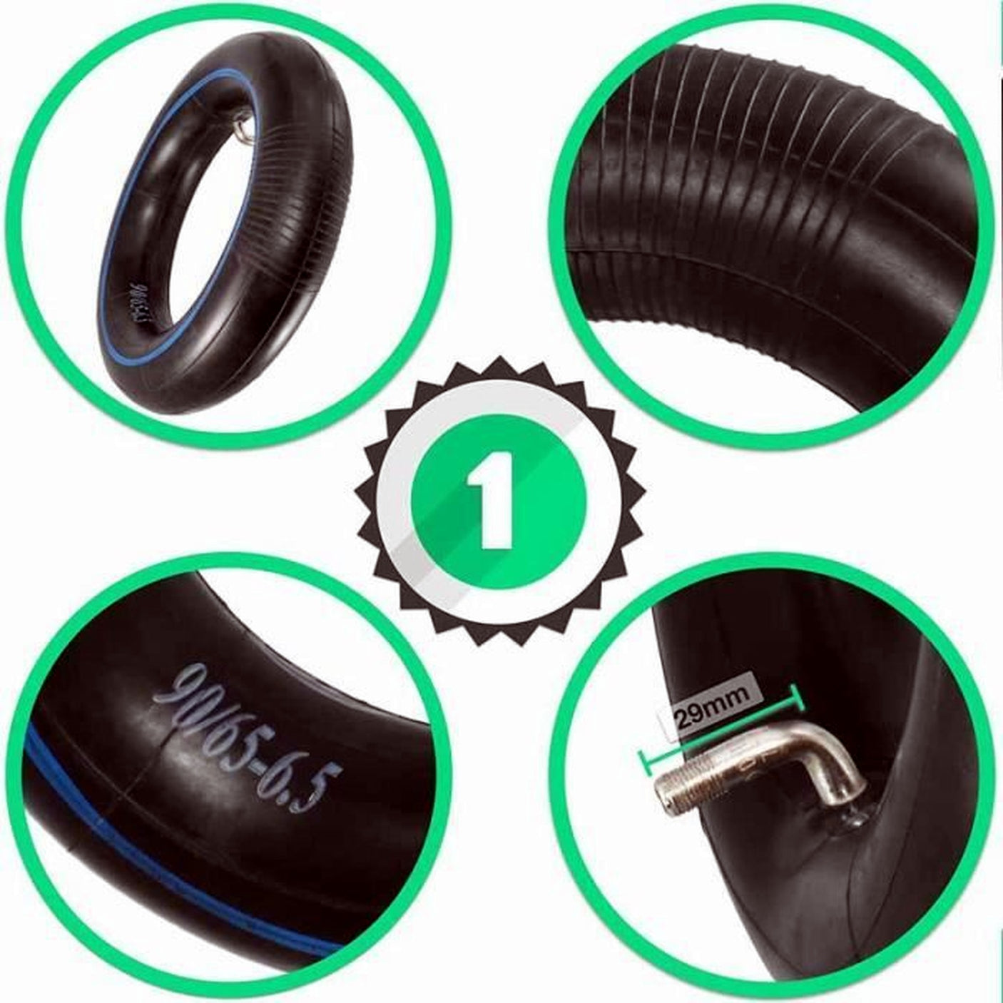 Pneu 90/65-6.5 Slick + Chambre a air