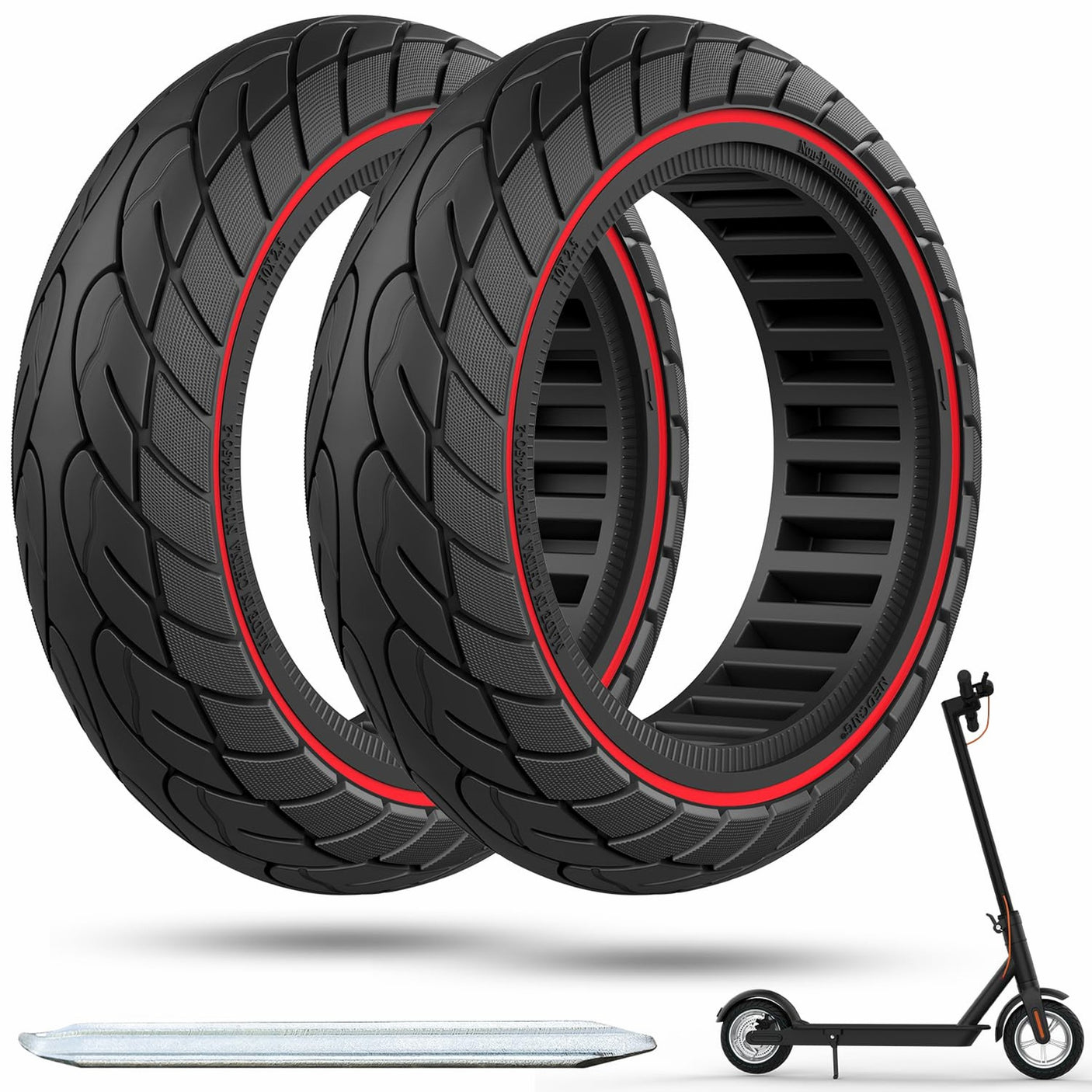 Pneu plein 10x2.50 (60/70-7) Xiaomi Mi4 pro