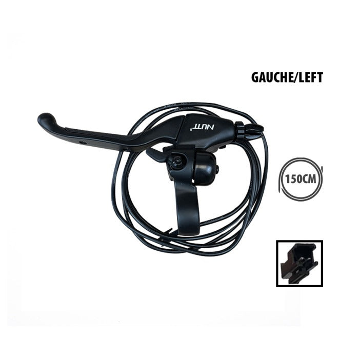 Poignée de frein gauche Nutt avec sonnette cable 150cm JST