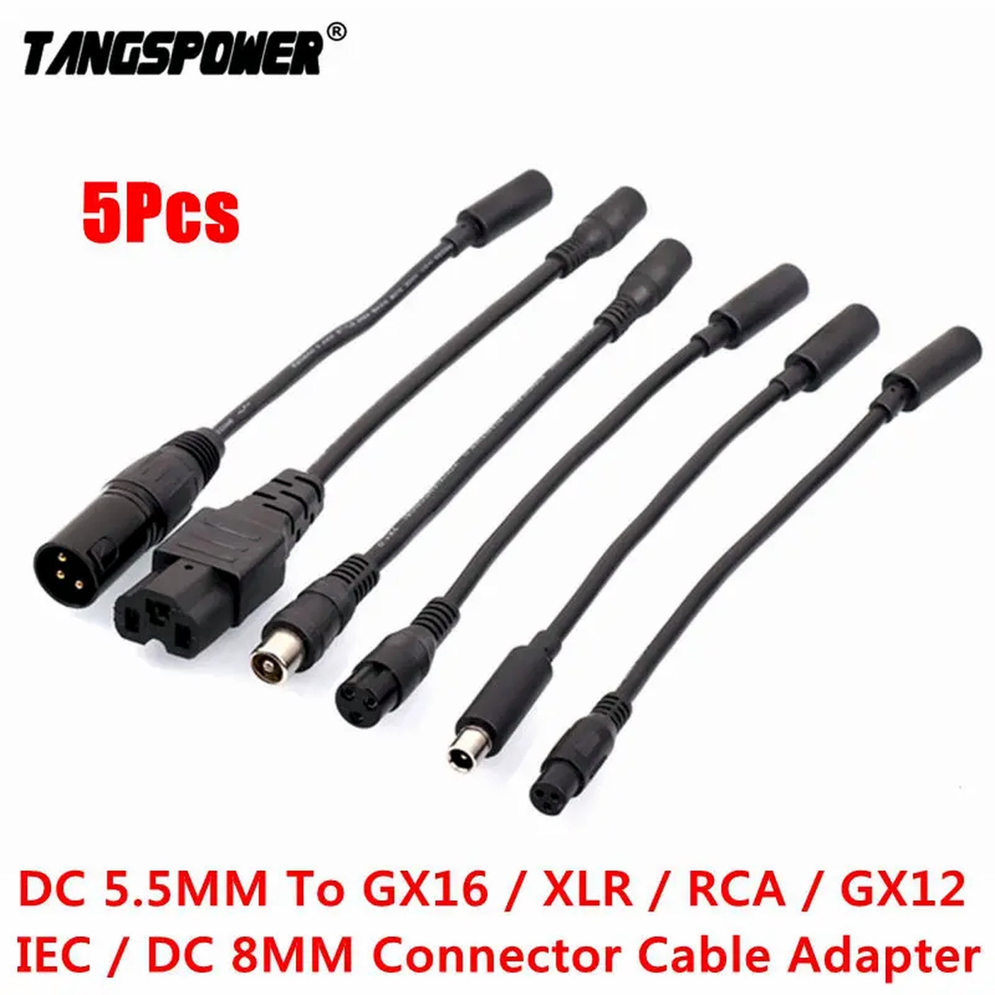 Prise GX12 3 pins mâle x5 pcs