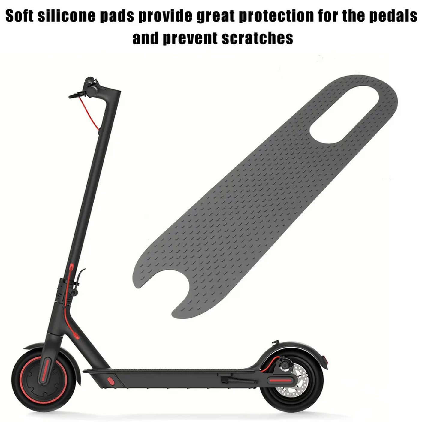 Protection silicone deck Xiaomi M365 & M365 Pro - couleur rouge