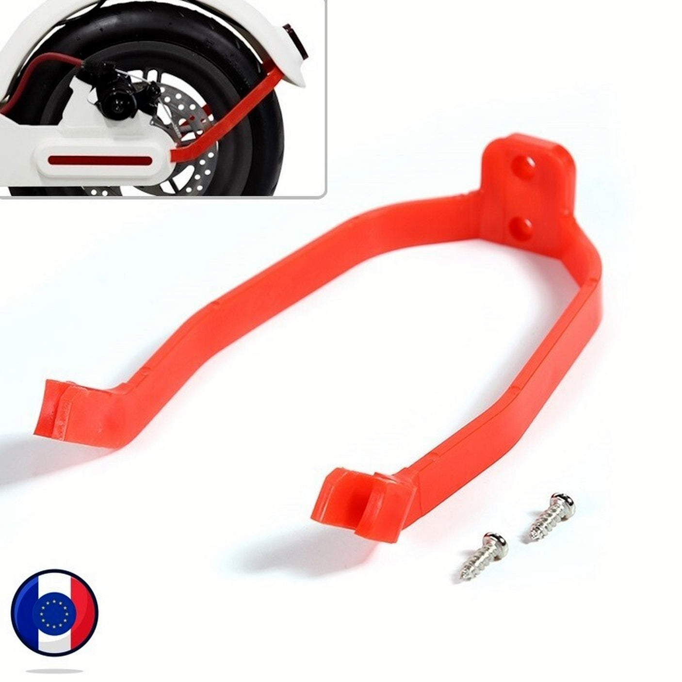 Renfort garde boue Xiaomi M365 & M365 pro - couleur rouge
