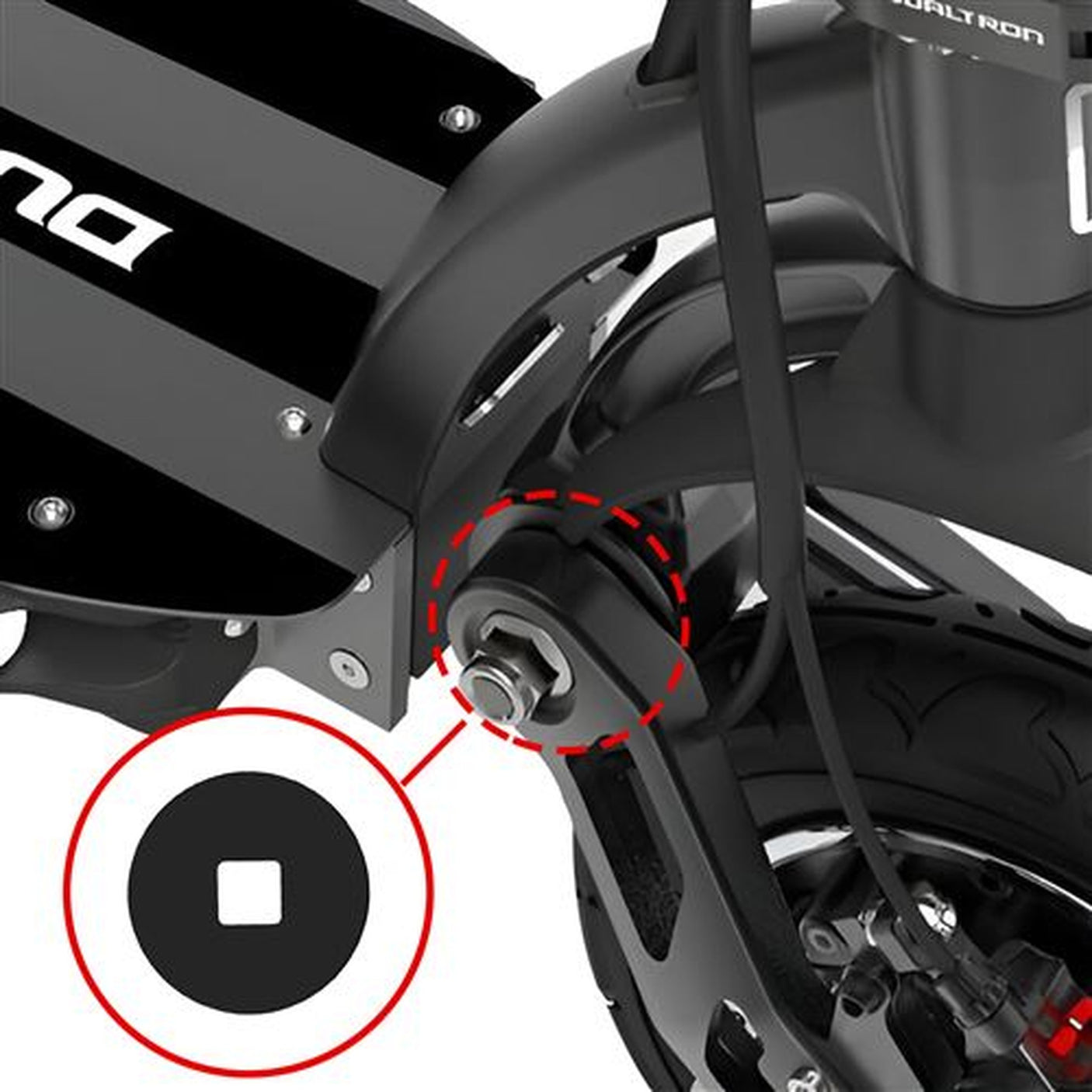 Rondelle protege suspension Dualtron Spider