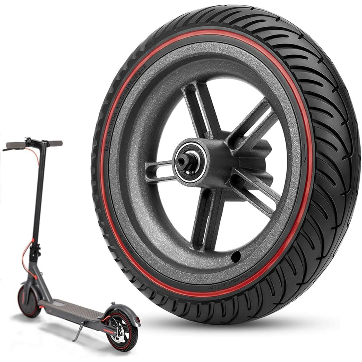 Roue arriere avec pneu plein Xiaomi M365