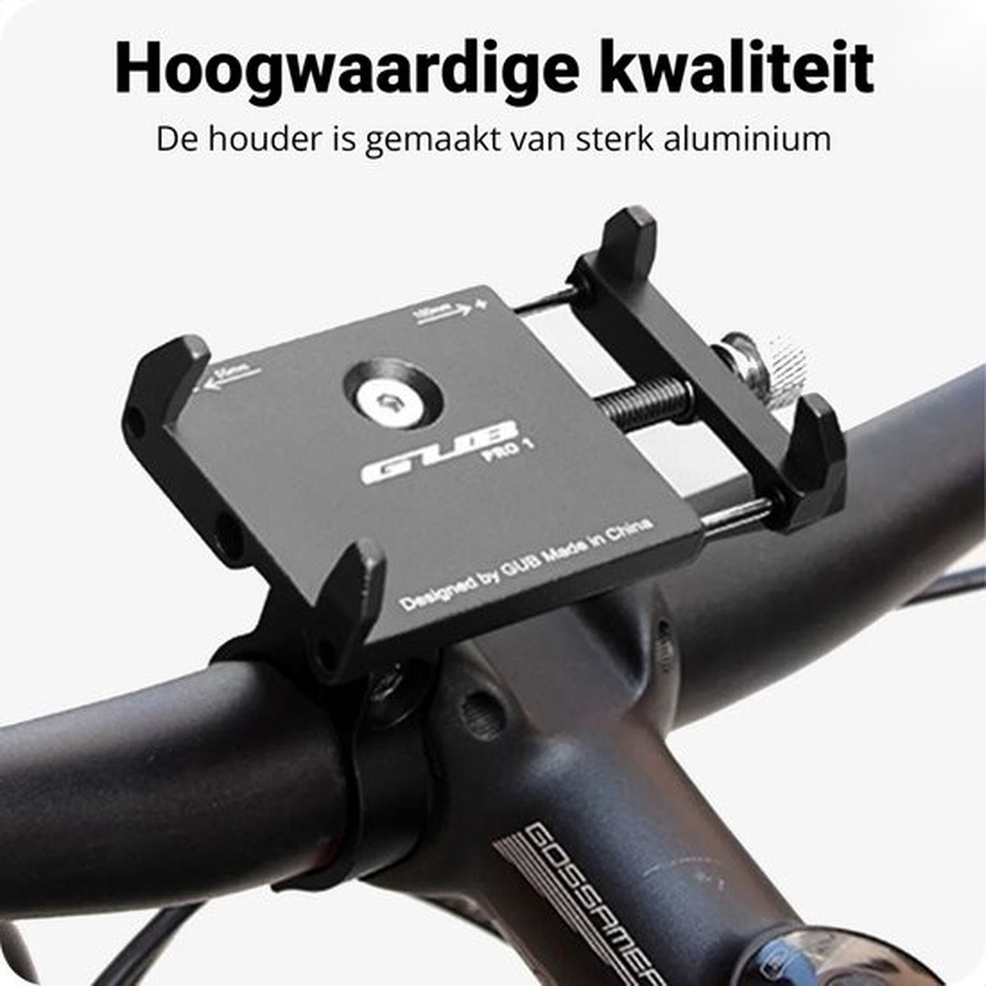 Support téléphone GUB Pro 1 noir