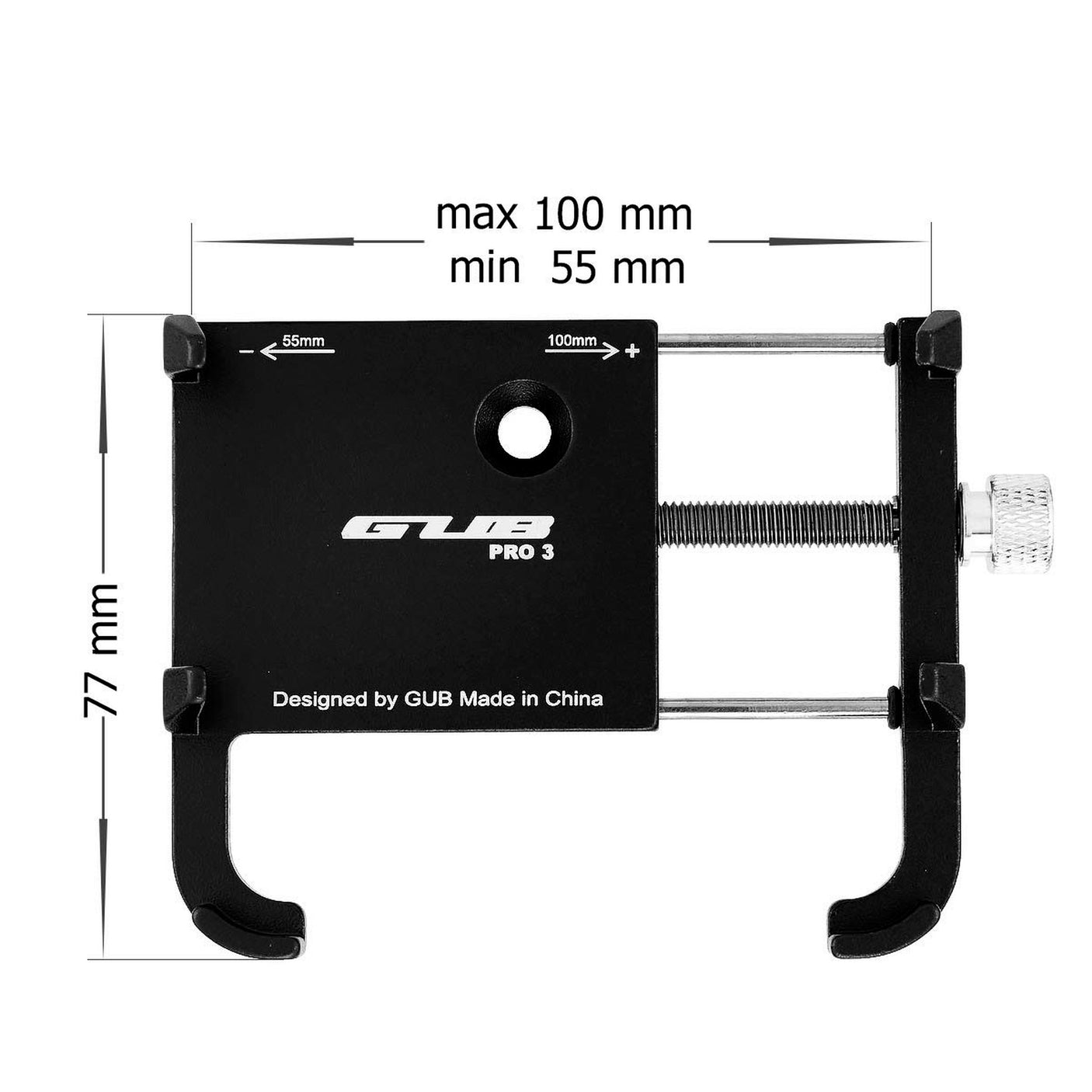Support téléphone GUB Pro 3 titanium