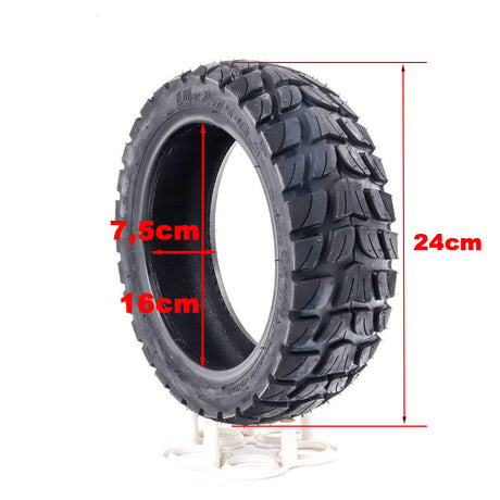 Pneu 10x2.5-6.5 Tubeless — Trottinette Électrique - vue detaillee
