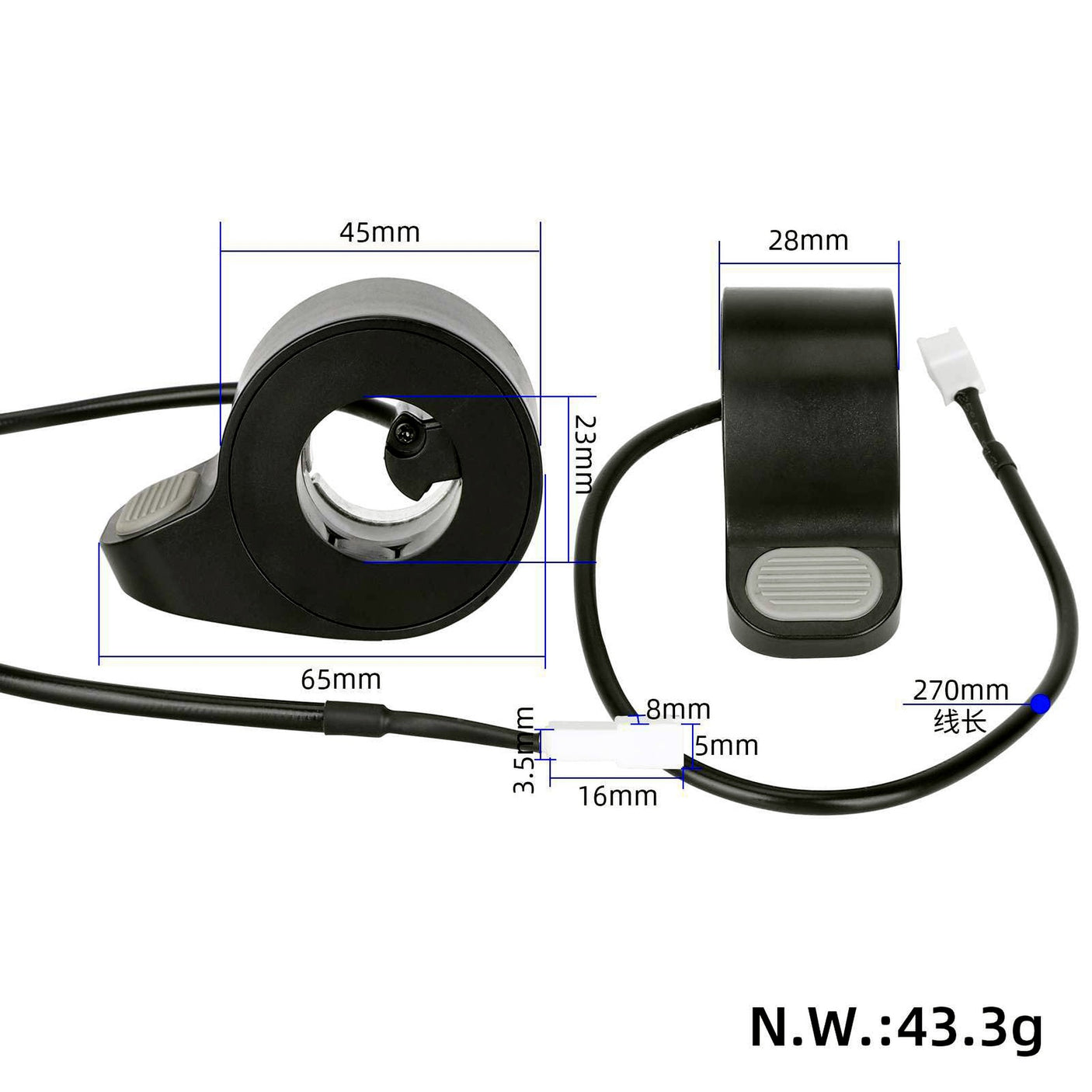 Accelerateur Xiaomi Scooter 4 Pro Max