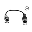 Adaptateur GX16-3P vers GX16-2P Nami