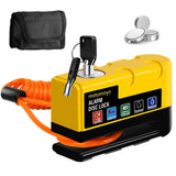 Antivol bloque disque alarme Jaune