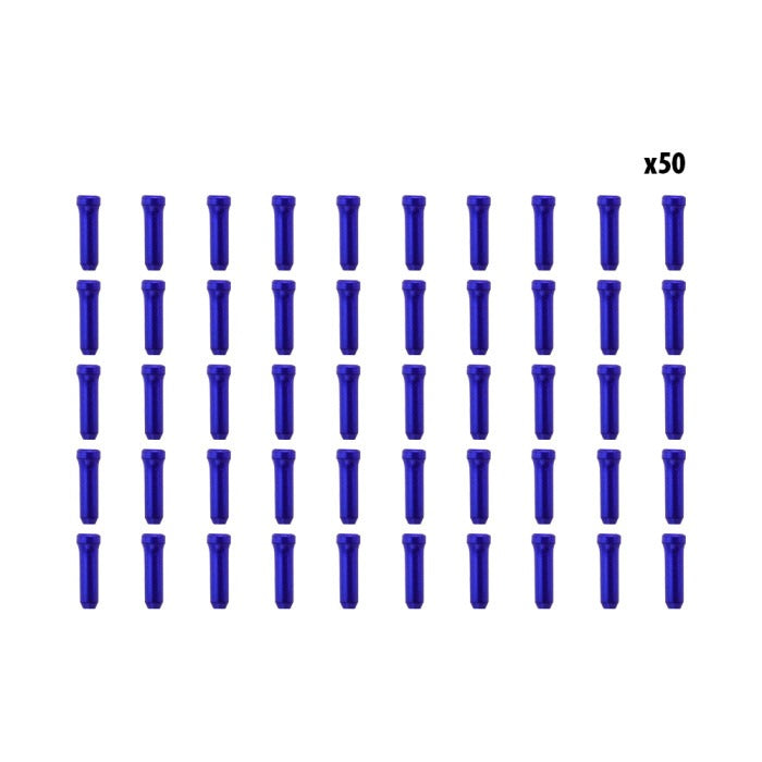 Arrets de cables bleu x50 pcs