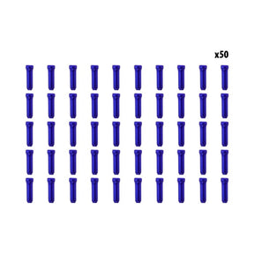 Arrets de cables bleu x50 pcs
