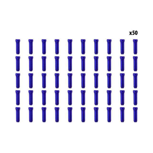 Arrets de cables bleu x50 pcs