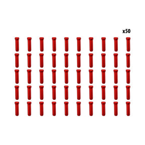 Arrets de cables rouge x50 pcs