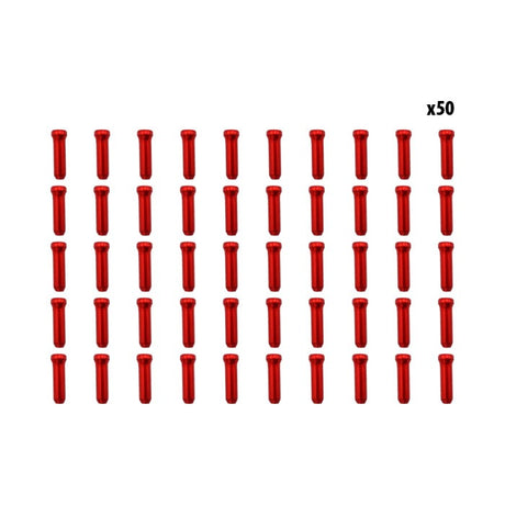Arrets de cables rouge x50 pcs