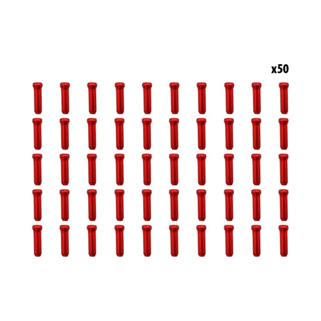 Arrets de cables rouge x50 pcs
