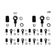 Banjo freins diam 6mm Shimano BH59 / BH90 Pack 10 pcs