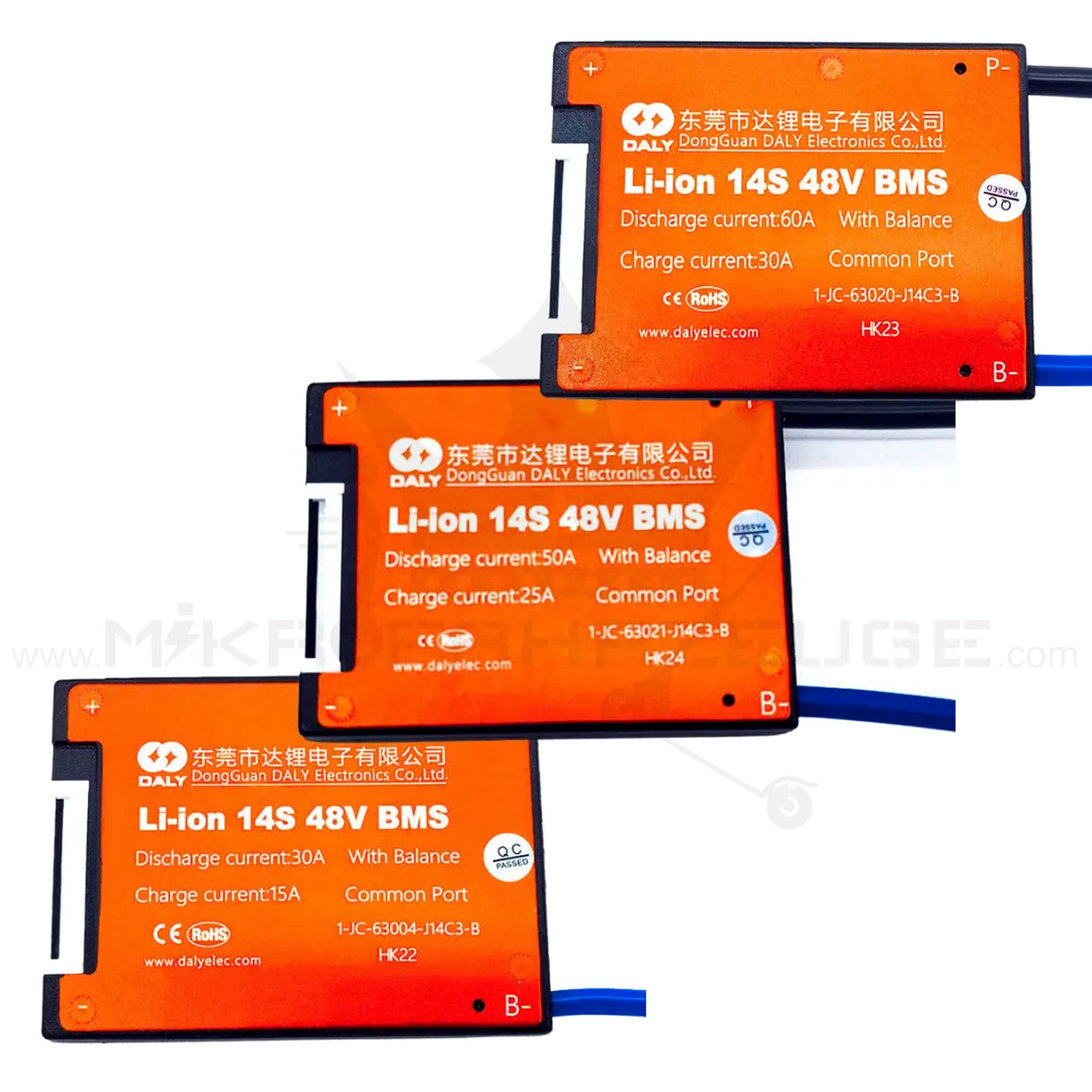 BMS Daly 52V 14S 50A
