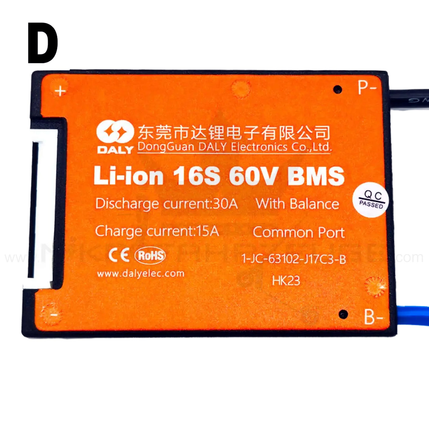 BMS Daly 60V 16S 50A