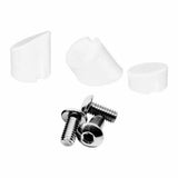 Bouchons gardes boue blanc et 3 vis inox Xiaomi M365 & Pro