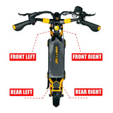 Bras de suspension Vsett 10 arriere gauche