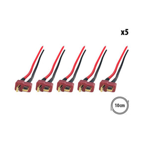 Prise T mâle x5 pcs