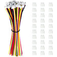 Lot de 5 connecteurs JST males 4 broches pre-cables pour trottinette electrique
