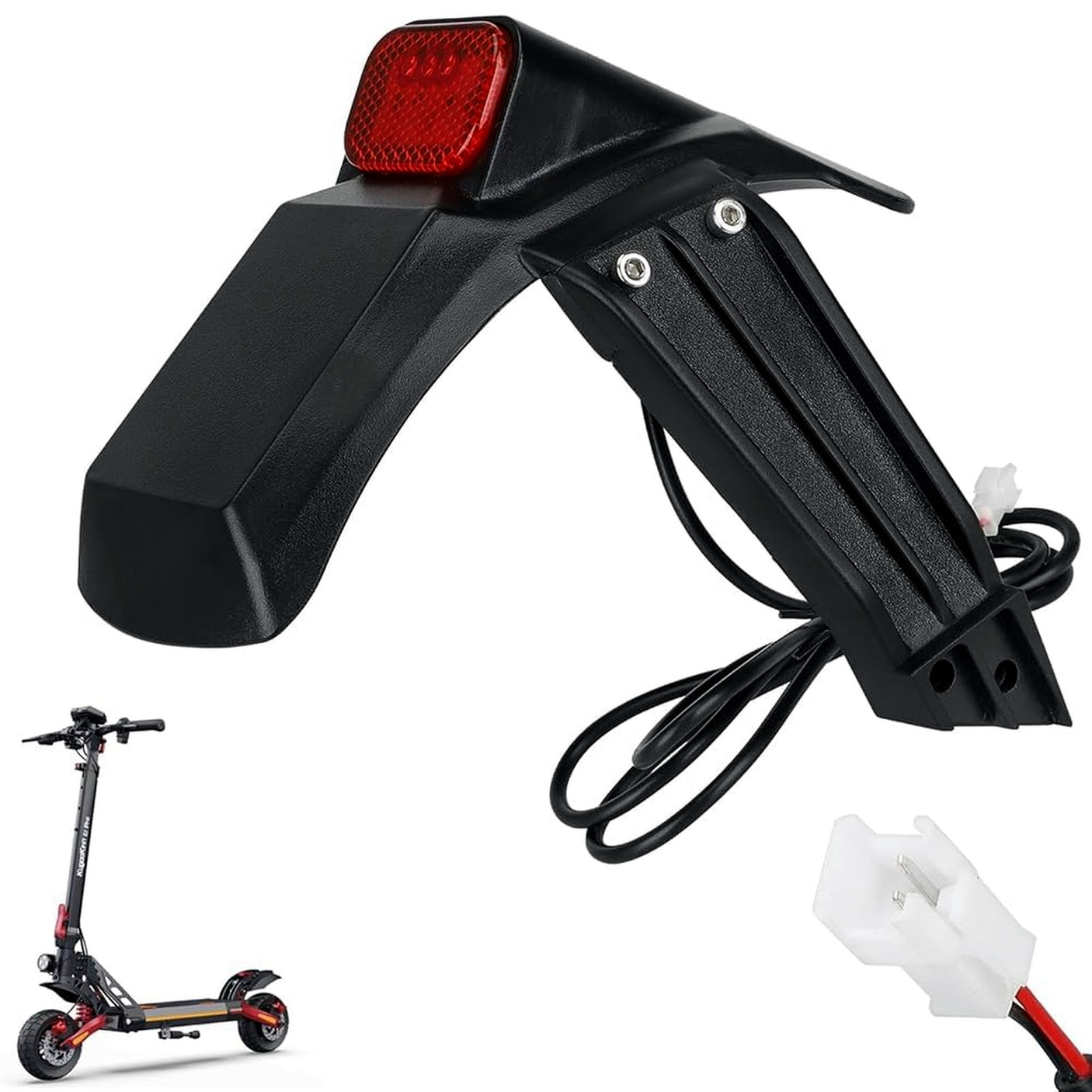 Cache LED arriere droit pour trottinette Kukirin G2 Pro