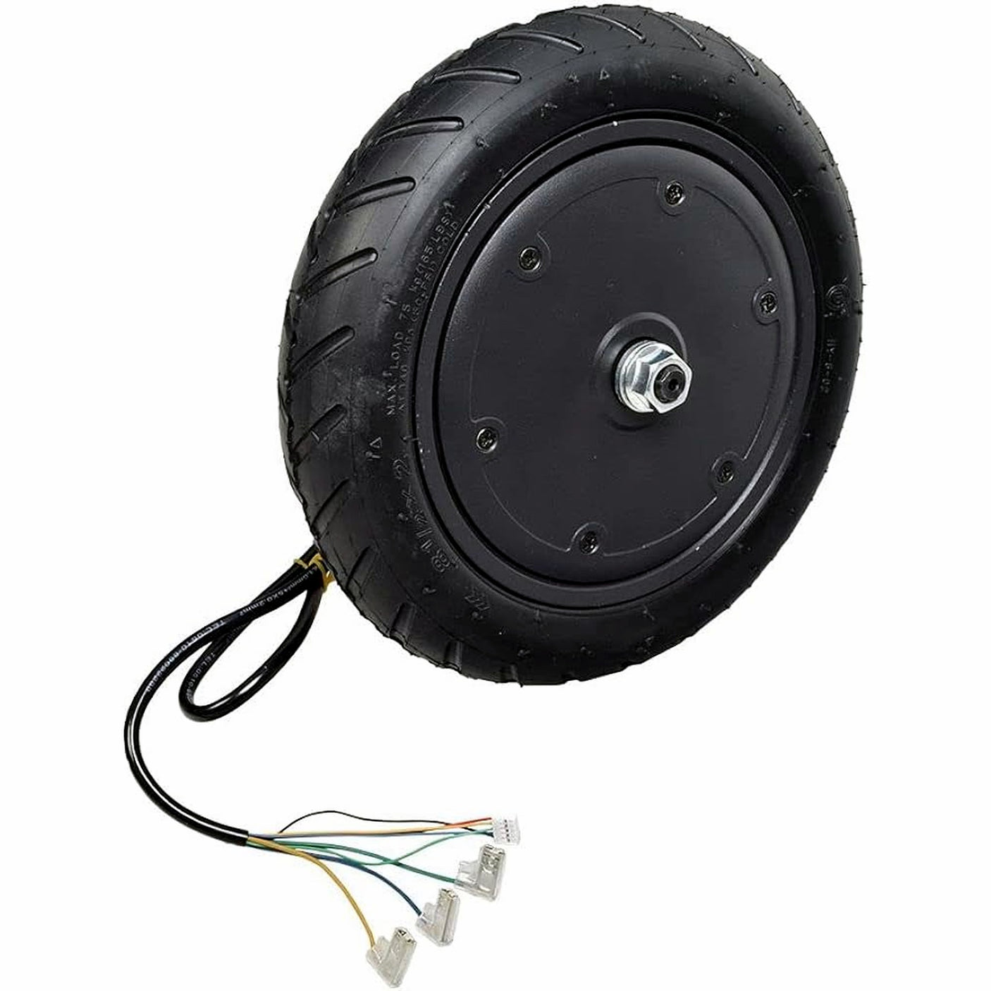 Cache roue avant noir cote moteur pour trottinette Xiaomi M365 et M365 Pro