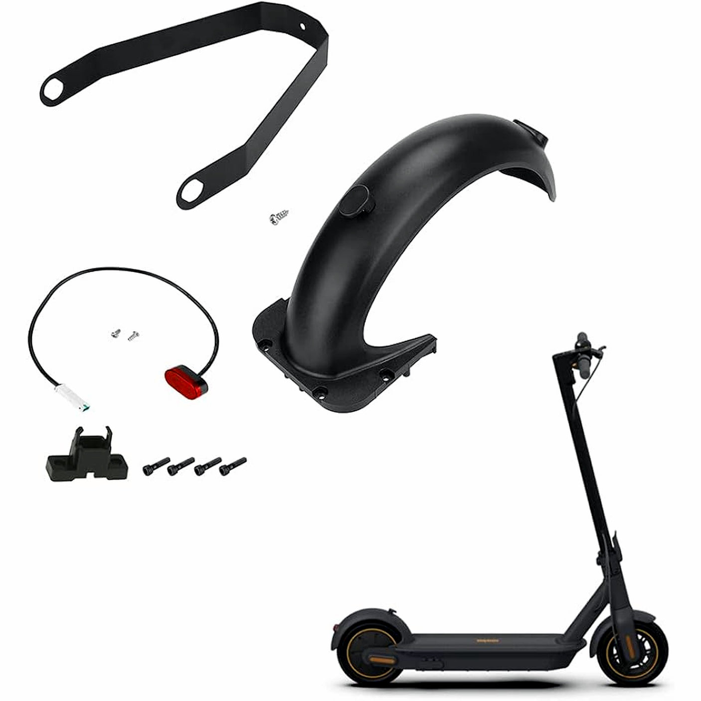 Caches vis roue arrière Ninebot G30 Max