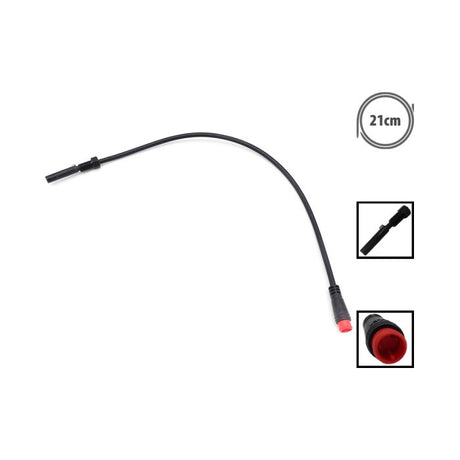 Capteur de Frein Zoom Connecteur Etanche 2 Pins 210mm