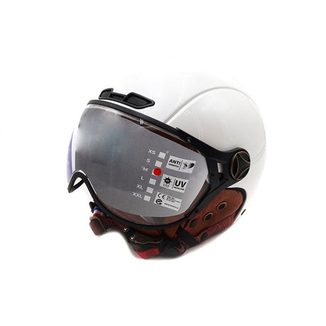 Casque JET FRV blanc brillant (taille XS à XXL) XL
