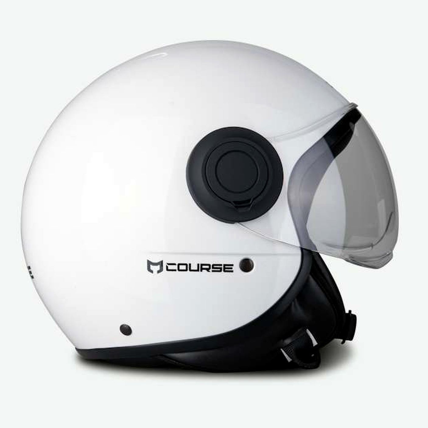 Casque JET FRV blanc brillant (taille XS à XXL) XS