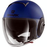 Casque JET FRV bleu mat caméléon (taille XS à XXL) L
