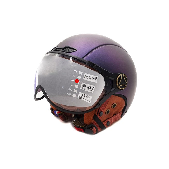 Casque JET FRV bleu mat caméléon (taille XS à XXL) XXL