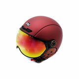 Casque JET FRV bordeaux mat (taille XS à XXL) S